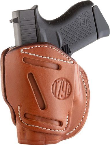 1791 Gunleather 3WH-2-CBR-A 3-Way Holster Classic Brown Size 2 Ambi - View 2