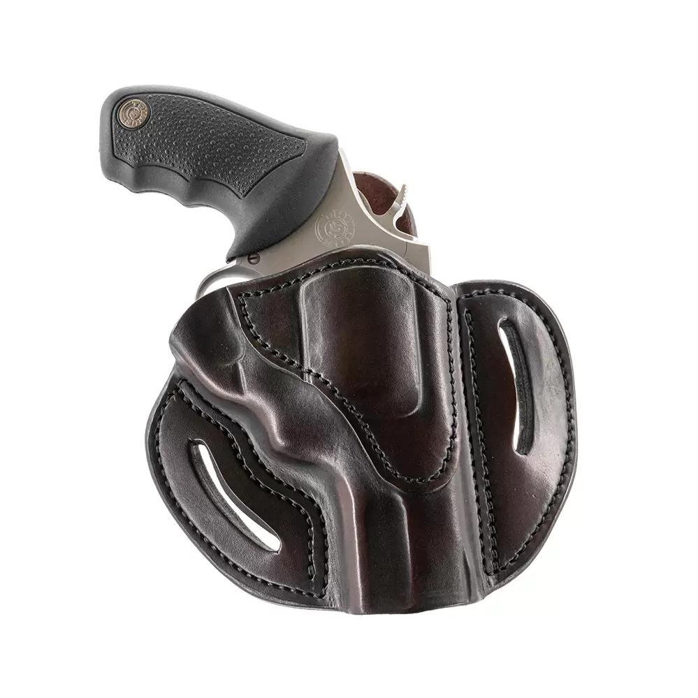1791 Gunleather RVH-2S-SBL-R Revolver Holster 3" Black RH OWB - View 2