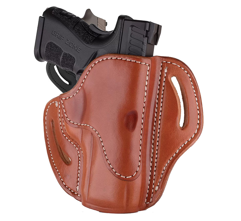 1791 Gunleather BH2.4S-CBR-R Belt Holster Classic Brown RH OWB - View 2
