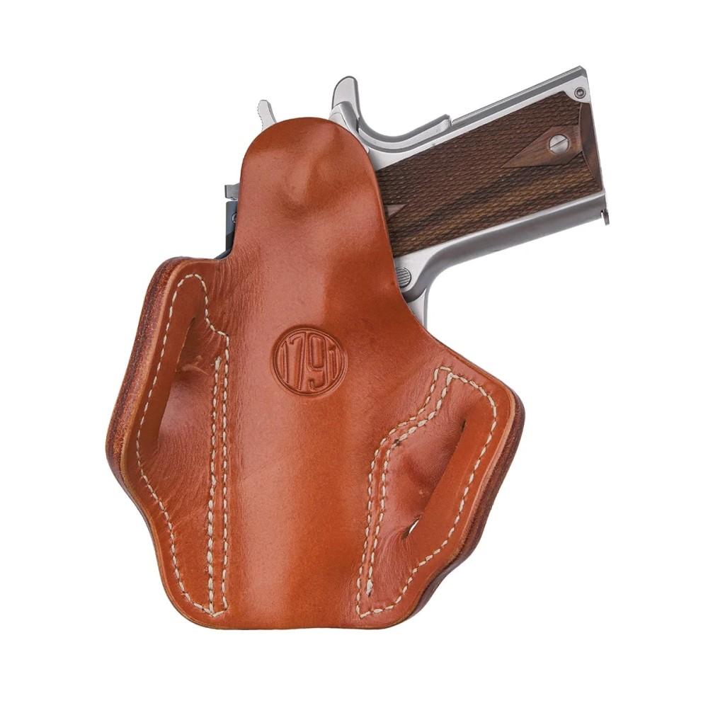 1791 Gunleather ORBH1SCBRR BH1S Optic Ready OWB Classic Brown Leather... - View 2
