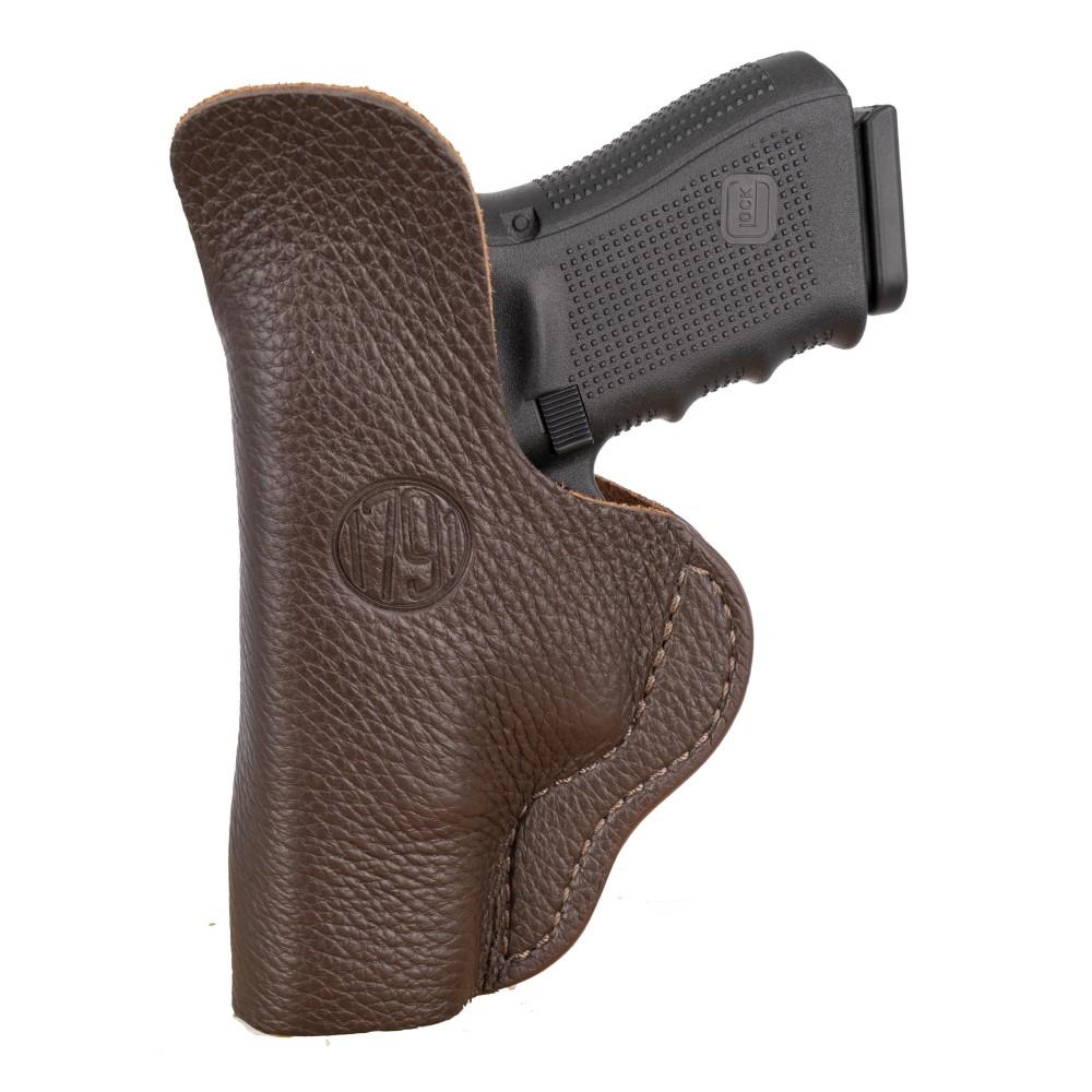 1791 Gunleather FCD-4-BRW-L Deer Skin IWB Holster Size 4 Brown LH - View 2