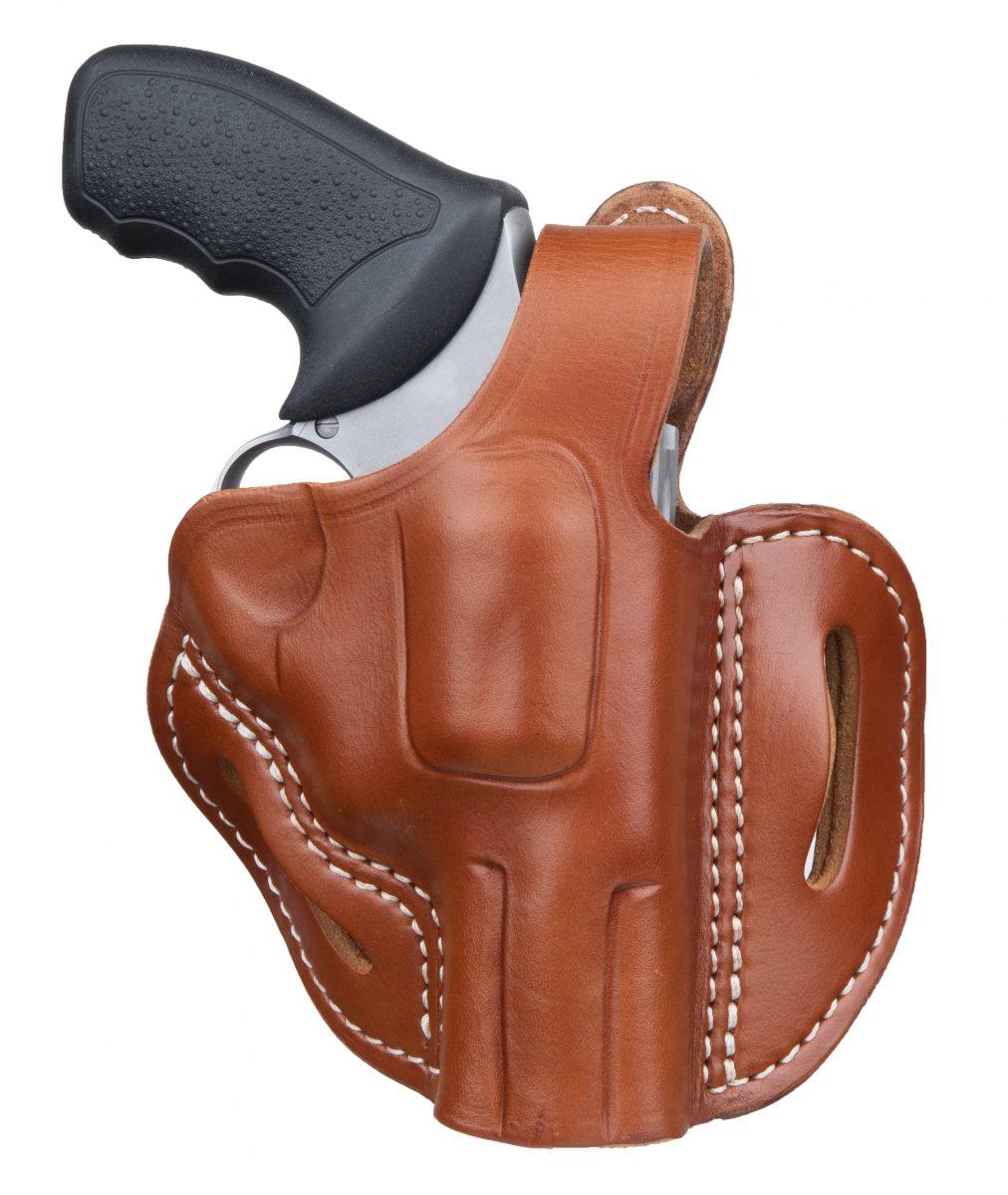 1791 Gunleather RVHX-2S-CBR-R Revolver Holster K&L Frame 3" Brown RH - View 2