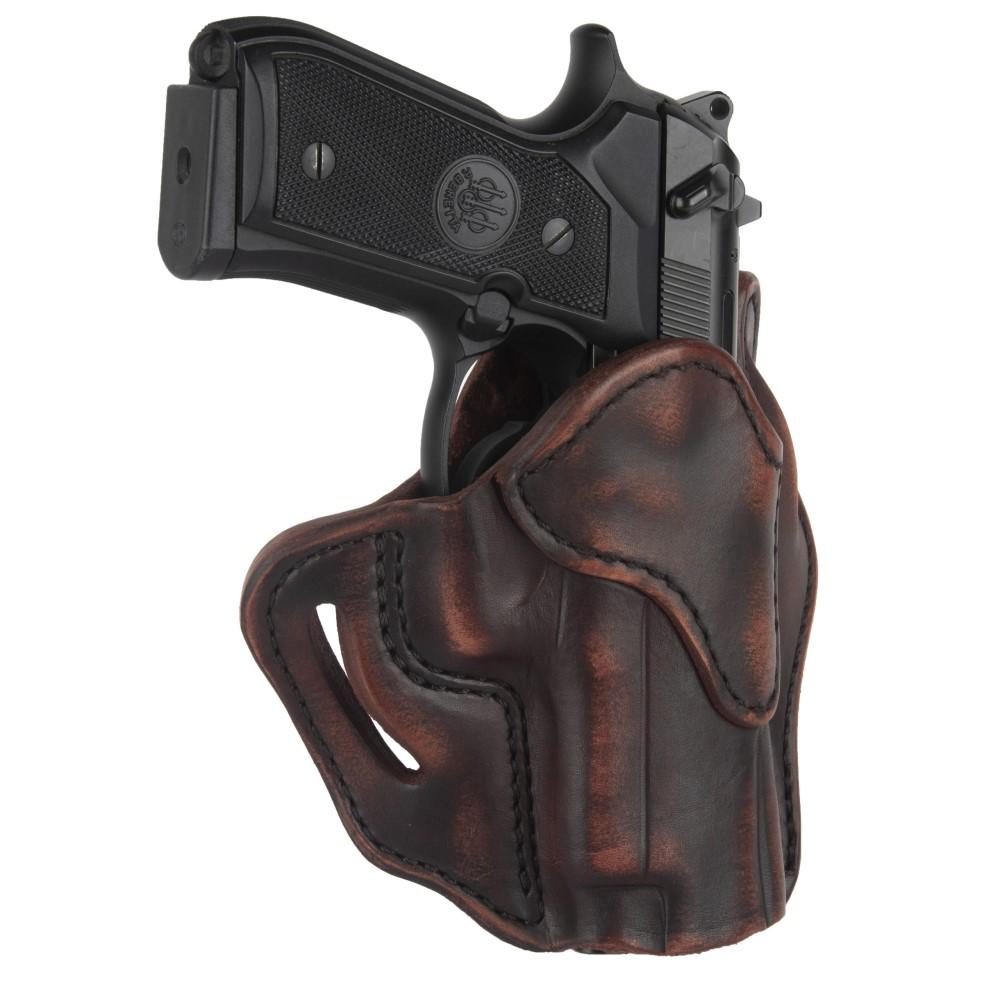 1791 Gunleather ORBH23VTGR Optic Ready OWB Holster Vintage Leather - View 2