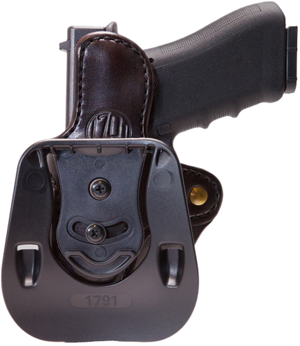 1791 Gunleather OR-PDH-2.3-SBR-R Optic Ready Paddle Holster Brown RH - View 2