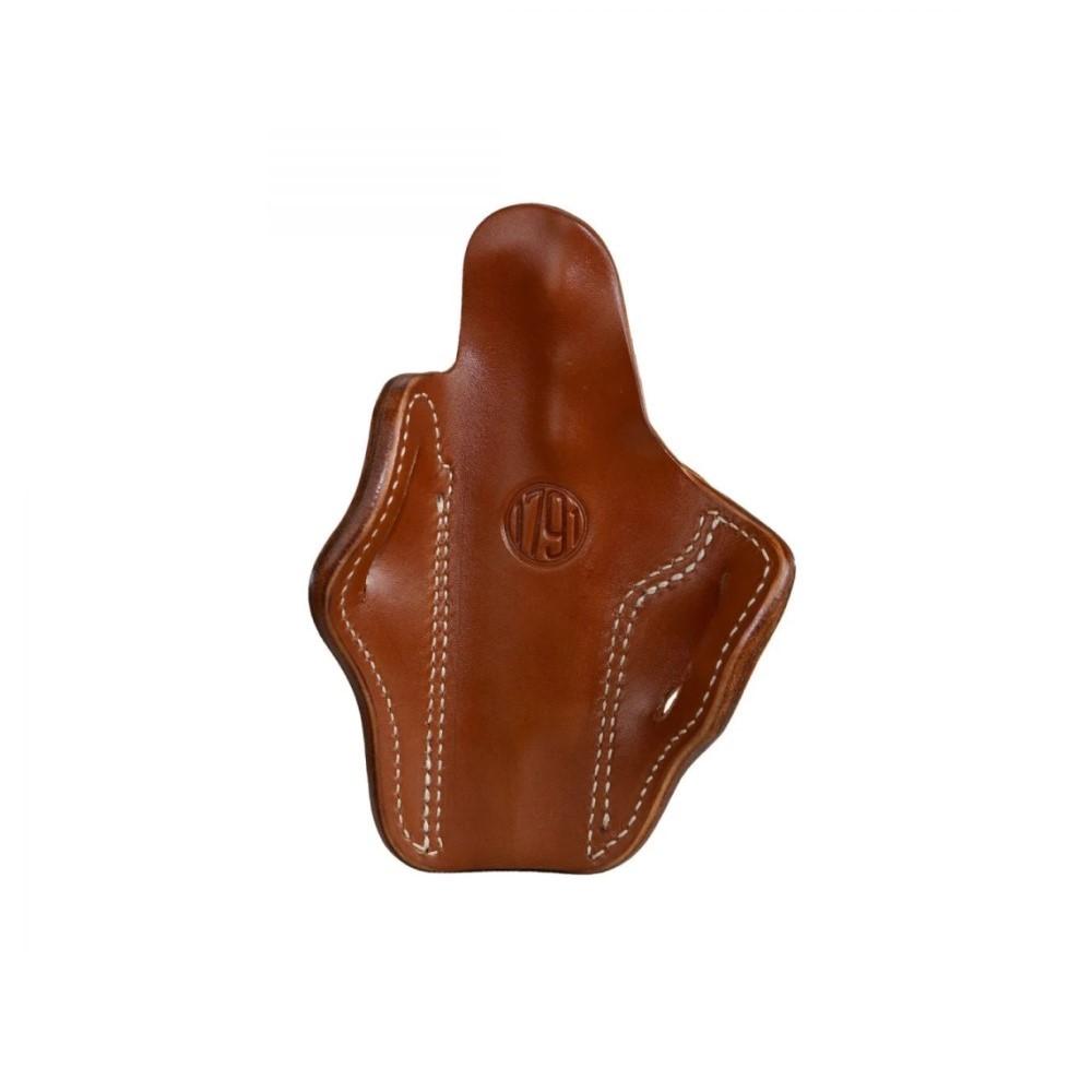 1791 Gunleather OR-BH1-CBR-R Optic Ready 1911 Holster Brown RH - View 2