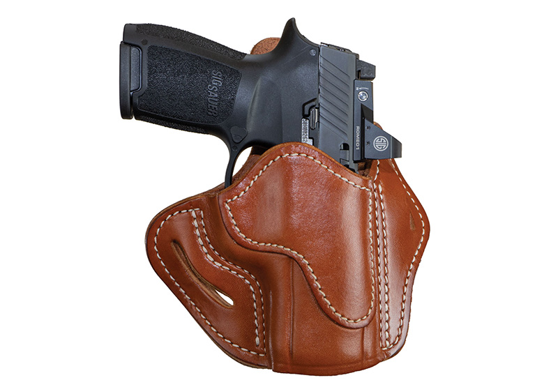 1791 Gunleather OR-BH2.4S-CBR-R Optic Ready Holster Classic Brown RH - View 2