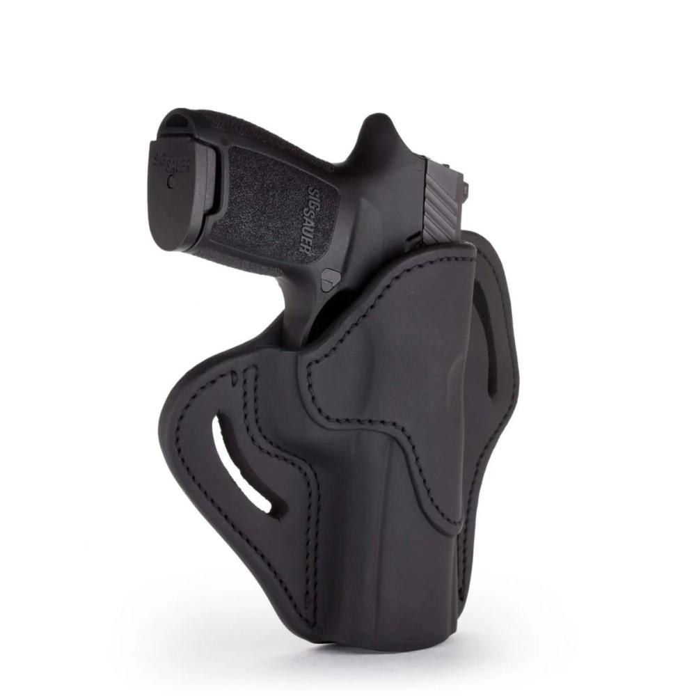 1791 Gunleather BH2.4S Open Top Multi-Fit Belt Holster - Stealth Black RH - View 2