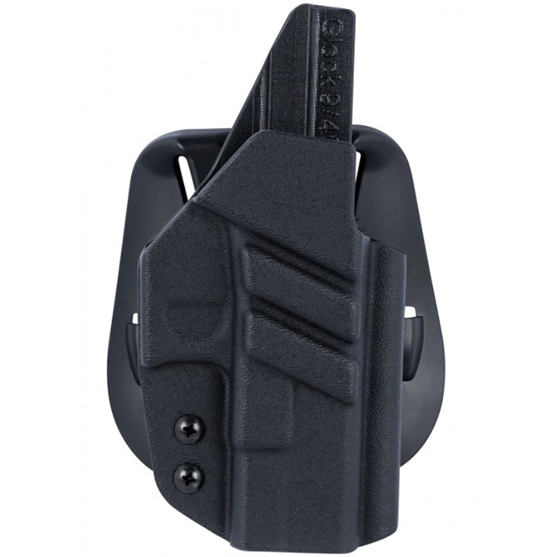 1791 Gunleather TACPDHOWBGlock-BLK-R Tactical Kydex OWB Holster Black RH - View 2