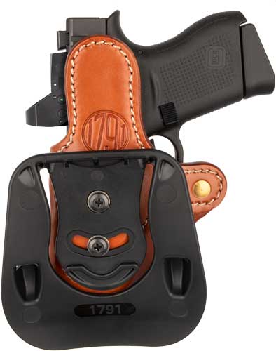 1791 Gunleather OR-PDH-C-CBR-R Holster Compact 2.5-3 in Classic Brown - View 2