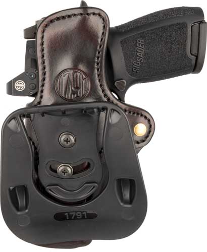 1791 Gunleather OR-PDH-2.4S-SBR-R Optic Ready Paddle Holster Brown RH - View 2