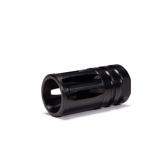 Faxon Firearms FFMD9MMA2 A2 Flash Hider 9mm/5.56 NATO Nitride Black - View 2