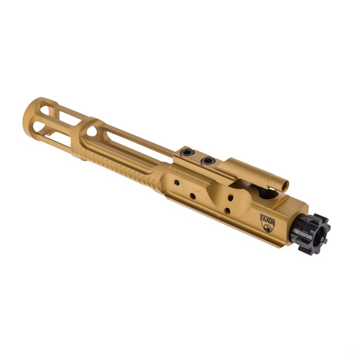 Faxon FF556BCGCNITRIDE-LW-TiN 5.56/300 BLK Gold Bolt Carrier Group - View 2