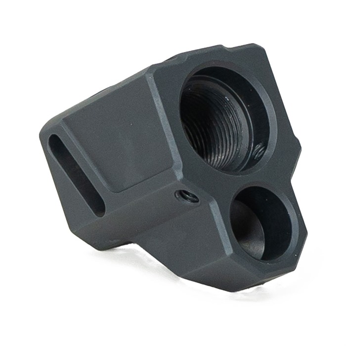 Faxon FFPACOMPDSMP01 EXOS-514 9mm Black Aluminum Compensator 1/2"x28 - View 3