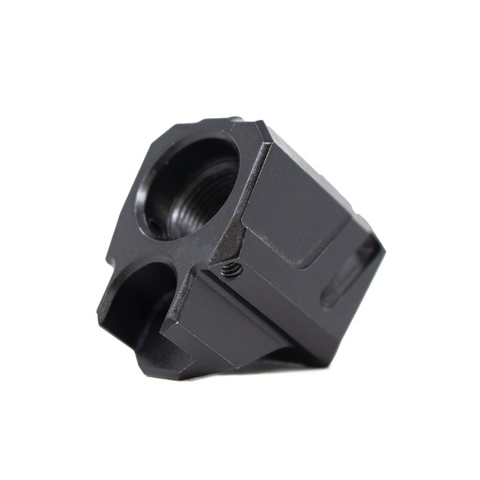 Faxon Firearms FFPACOMPSSMP01 EXOS-524 9mm Compensator 1/2"x28 Aluminum - View 2