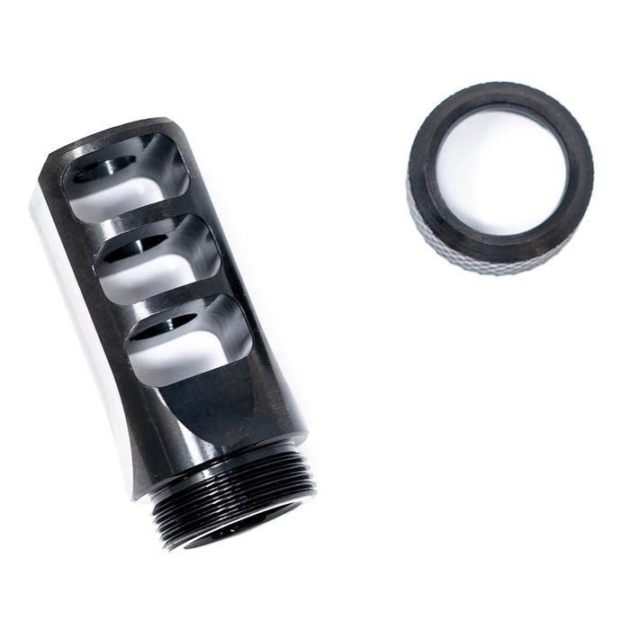 Faxon Firearms FFMD863PMBSQPQ Muzzlok 8.6 Blackout 3-Port Muzzle Brake - View 2