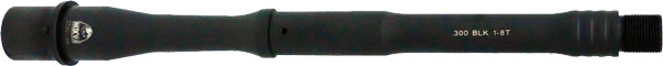 Faxon Duty Series 300 BLK 10.5in CLMP Gunner AR-15 Barrel (15A38P10NGP-CL) - View 2