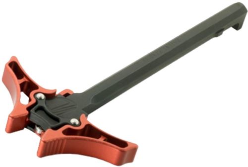 Timber Creek EAMBICHR Enforcer Ambidextrous AR Charging Handle Red Aluminum - View 2
