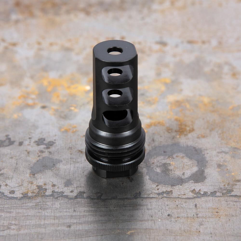 SilencerCo Hybrid ASR Muzzle Brake .458 Caliber Black - View 2
