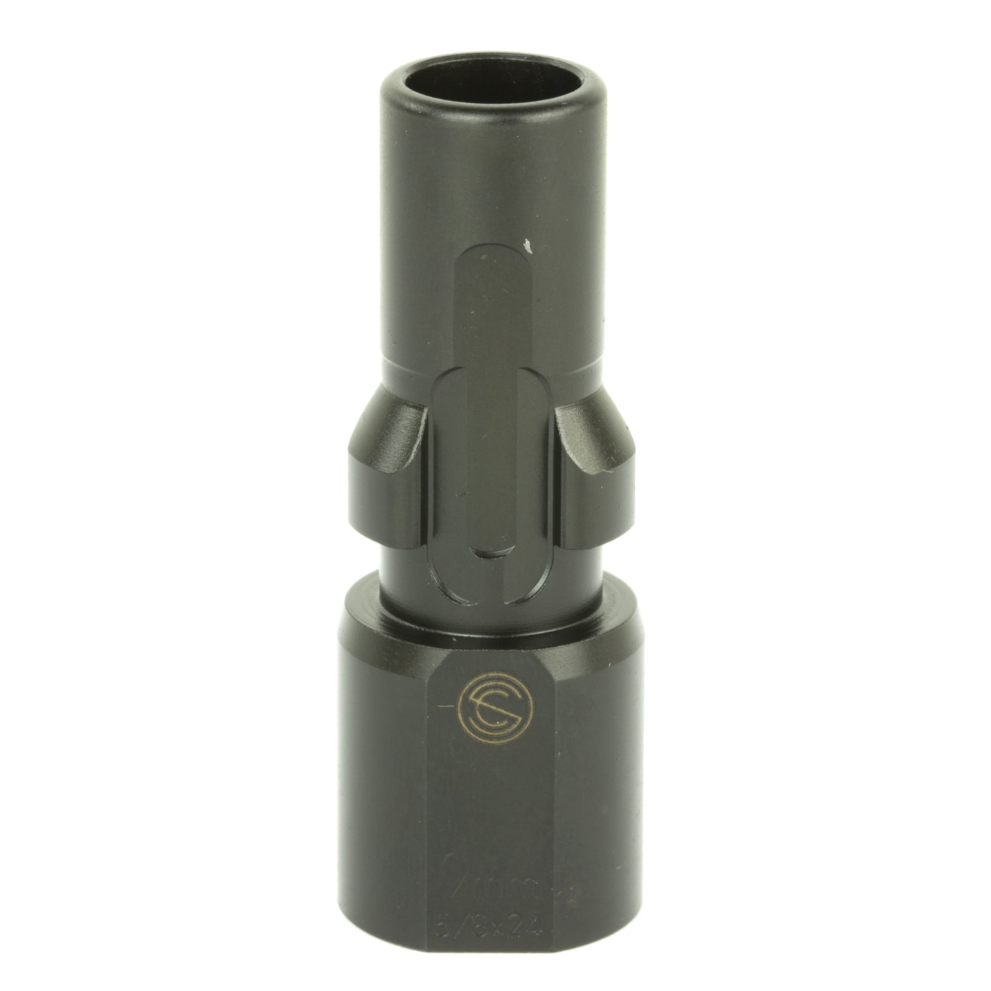 SilencerCo AC2608 3-Lug Muzzle Device M13.5x1LH Threads 45 ACP - View 2