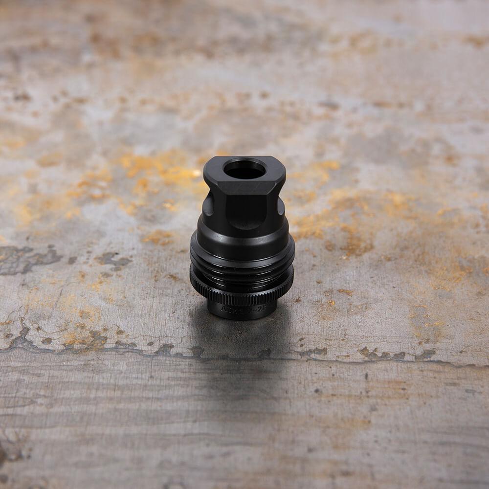 SILENCERCO Single Port ASR 9mm Luger Muzzle Brake (AC2628) - View 2