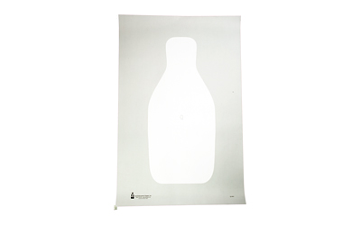 Action Target Q-WH-100 FBI/DEA Q Target, Bright White, 22.5"x34.5", 100 Pack - View 2