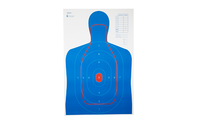 Action Target RCB27EQ100 B-27E & FBI Q Combo Silhouette 23"x35" 100/Box - View 2