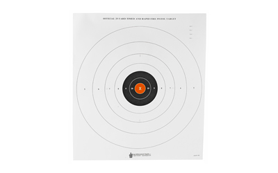 Action Target B8POC100 25-Yard NRA Bullseye Paper Target 21"x24" 100-Pack - View 2