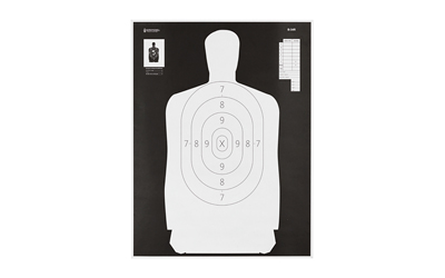 Action Target B34R100 Qualification Reverse Silhouette Paper Hanging 25... - View 2