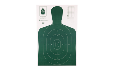 Action Target B-27E Economy Silhouette 23"x35" Heavy Paper Green 100-Pack - View 2