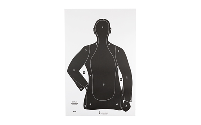 Action Target B21EBLACK100 23"x35" Black Silhouette Targets 100 Pack - View 2