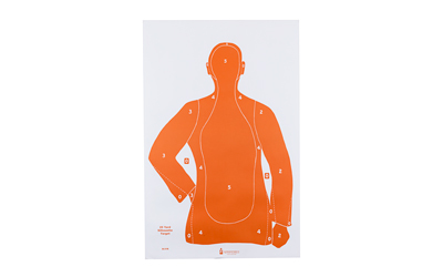 Action Target B-21 25 Yard Silhouette 23"x35" Orange Heavy Paper 100 Pack - View 2
