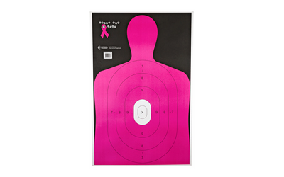 Action Target B-27E-NPT-100 Pink Silhouette Target 23"x35" 100 Pack - View 2