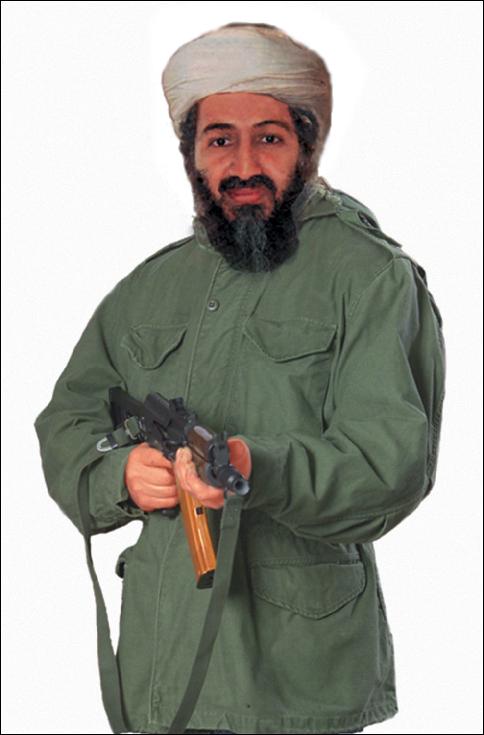 Action Target 1RT100 Military Terrorist Photo Target 24"x38" 100/Box - View 2