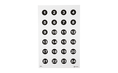 Action Target VB24100 Military Circle Paper Target 23"x35" 100 Pack - View 2