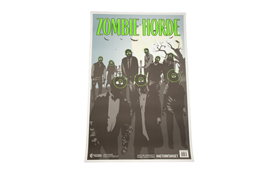 Action Target GS-ZOMHORDE-100 Zombie Horde Target, 23"x35", 100 Pack - View 2