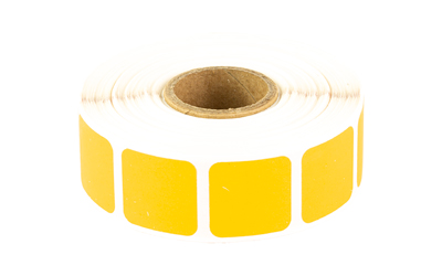 Action Target Square Target Pasters Orange 7/8" Roll of 1000 - View 3