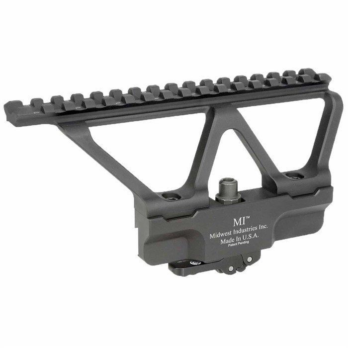 Midwest Industries AK 47/74 Gen 2 Picatinny Rail Scope Mount Black - View 2
