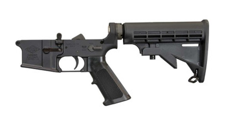 Yankee Hill YHM-128 AR-15 Complete Lower Receiver, 7075-T6 Aluminum, Black - View 2