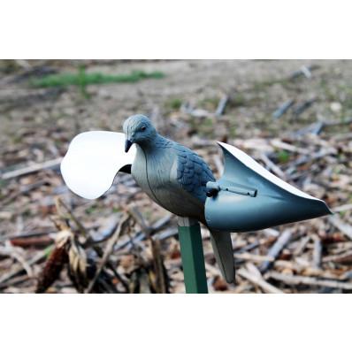 Mojo Outdoors HW7201 Wind Dove Decoy Gray Plastic Spinning Wing - View 2