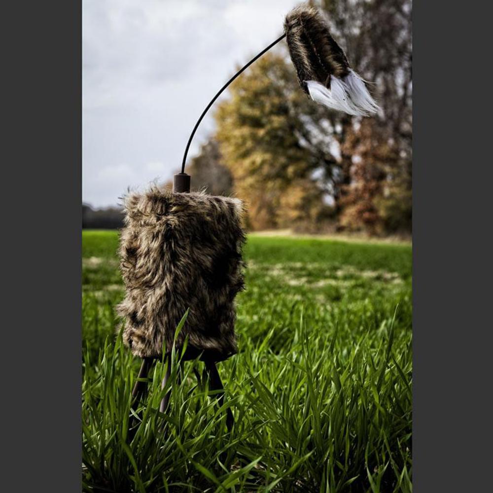 Mojo Outdoors HW2304 Super Critter Predator Decoy, Brown, ABS, AA Battery - View 2