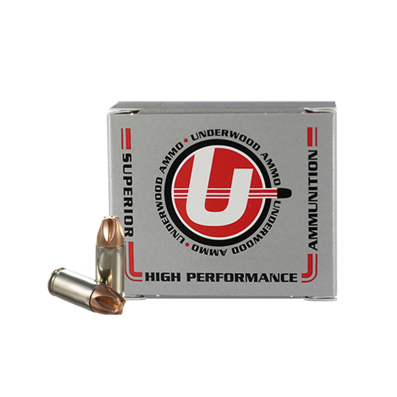 UNDERWOOD AMMO Xtreme Defender 9mm Luger +P+ 90Gr Solid 20rd Box Ammo (817) - View 2