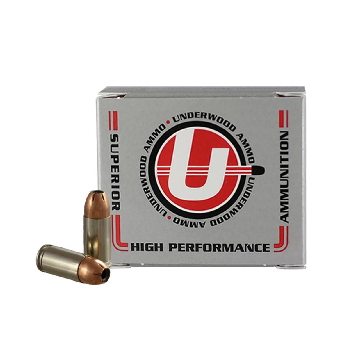 Underwood 9mm Luger +P+ 115GR JHP Nickel Plated Brass 20 Rounds - View 2