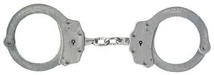Peerless 700C Chain Link Handcuff Nickel Finish, Carbon Steel, 10 oz. - View 2