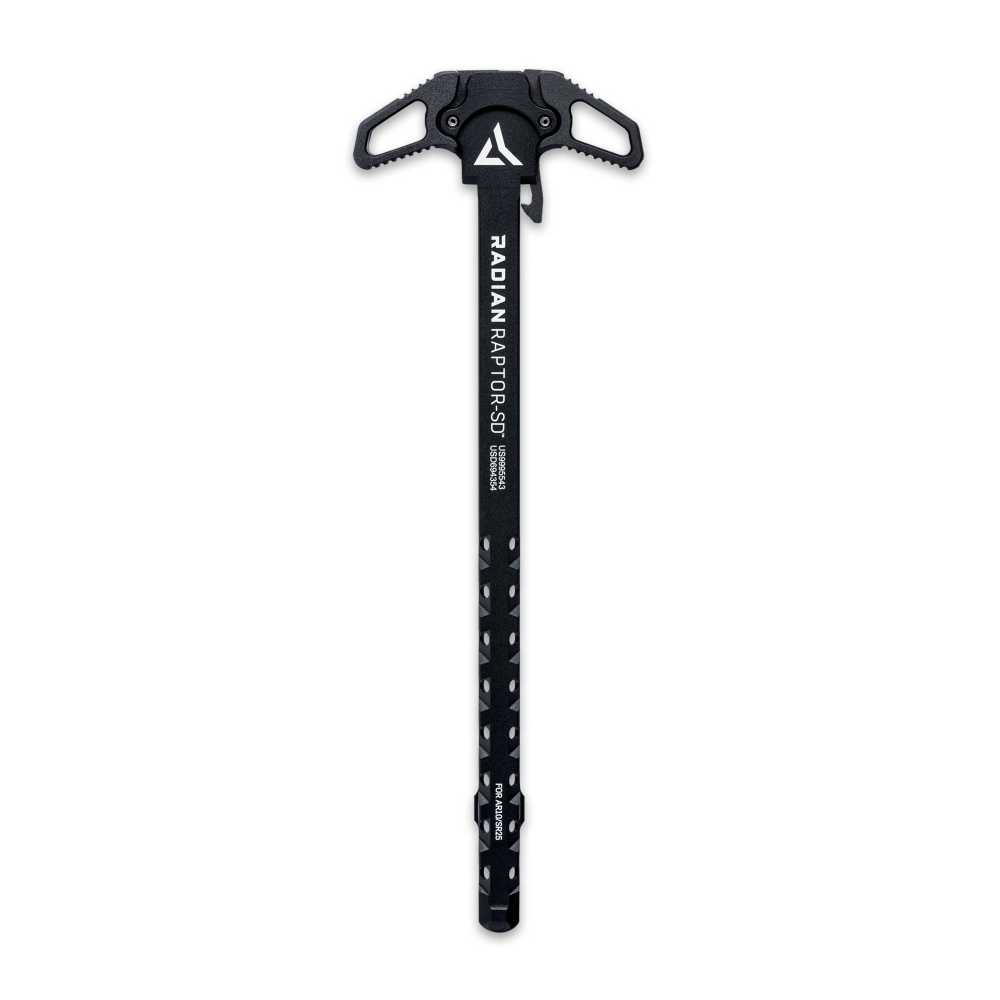 Radian Raptor-SD R0012 Ambi Charging Handle 7.62 Black Ported Gas Relief - View 2