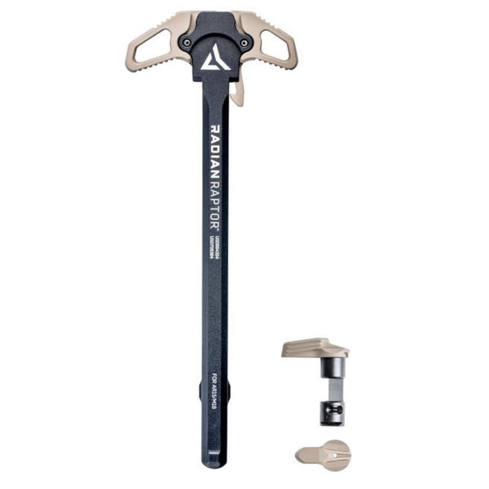 Radian R0299 AR-15 Ambidextrous Charging Handle & Safety Combo FDE - View 2