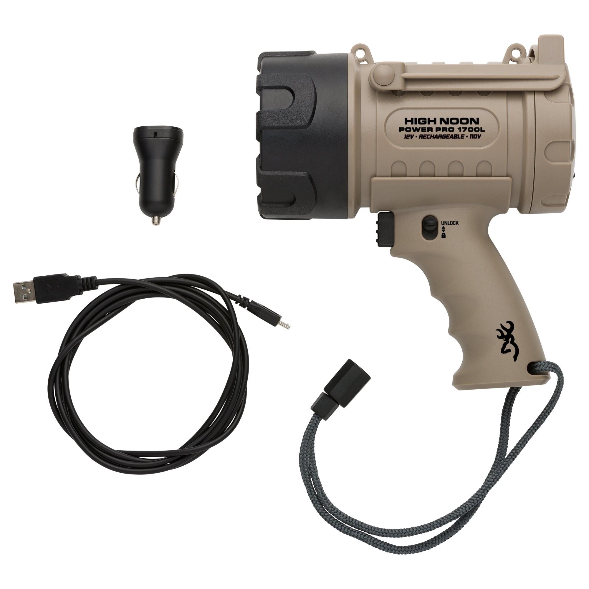 Browning High Noon Power Pro Spotlight 1700 Lumens Waterproof Handheld LED Flashlight - View 2