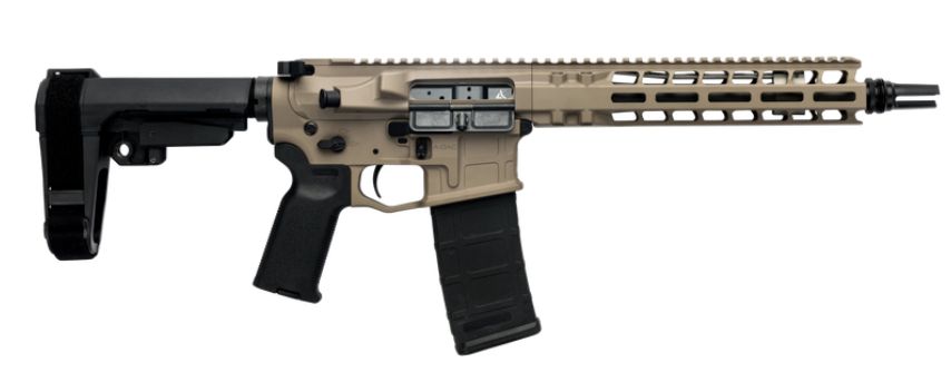RADIAN Model 1 Pistol 223 Wylde 10.50" 30+1 FDE Cerakote Black Magpul SBA3 Brace - View 2