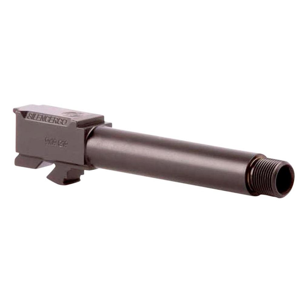 SilencerCo AC1726 Threaded Barrel Glock 43 9mm 1/2x28 Black 3.5" - View 2