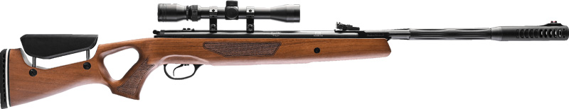 Hatsan Model 65 Combo .25 W/ 3-9x32 Scope Wood/blu - View 2