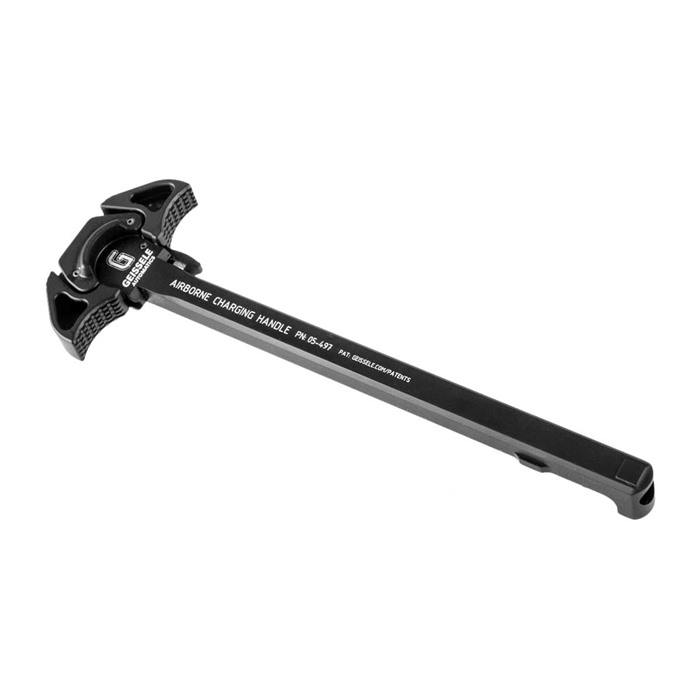 Geissele Airborne AR-15 Charging Handle 5.56mm Black 7075-T6 Aluminum - View 2